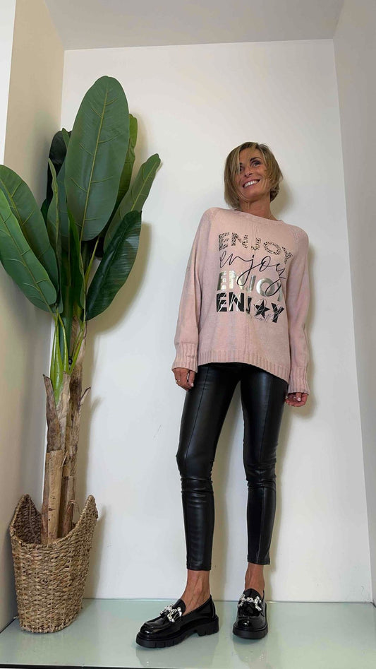 DAFNE - ZP2212P18 - JEGGINGS ECO PELLE STRUTTURATO