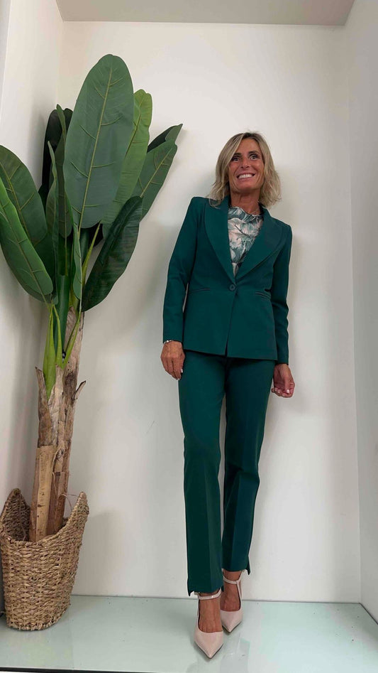 HAVEONE - JFL-K045 - GIACCA PUNTO MILANO TASCHE FILETTO 1 BOTTONE