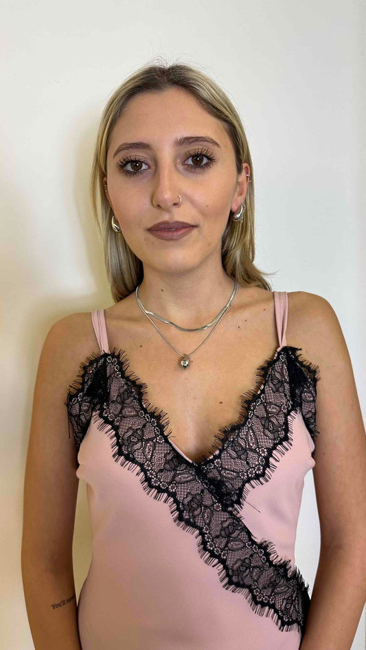 DAFNE - COGOPIMUL - COLLANA GOCCIA PICCOLA MULTIFILI SERPENTINA. NICKEL FREE