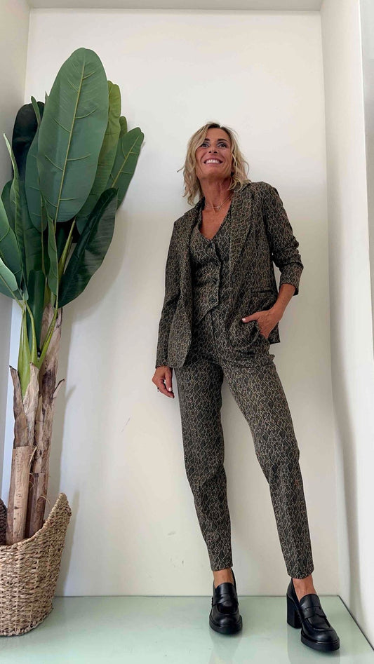 DAFNE - 76293P39 - GIACCA FANTASIA POLIVISCOSA STRETCH