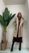 GIORGIA & JHONS - 60312FW23 - CAPPOTTO CON CAPPUCCIO E CINTURA