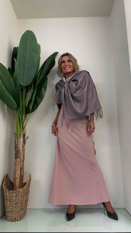 GIORGIA & JHONS - 96058FW23 - SCIARPA BICOLOR CON LUREX