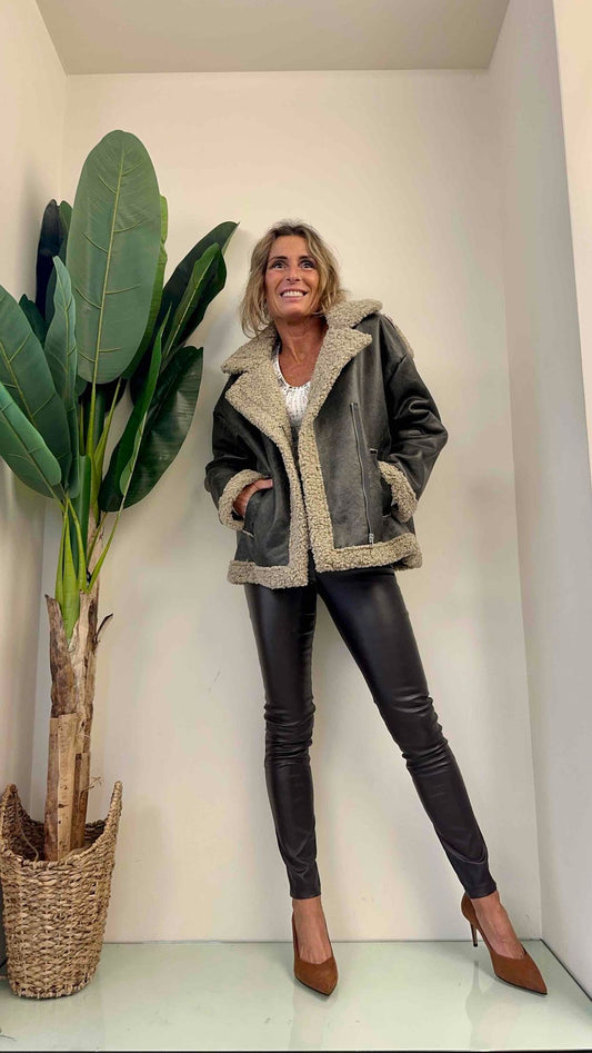 LALTERNATIVASTYLE - H5124P30 - ECO MONTONE ZIP LATERALE CON CARRE'