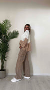 DAFNE - 225038P29 - PANTALONE CARGO TINTO CAPO