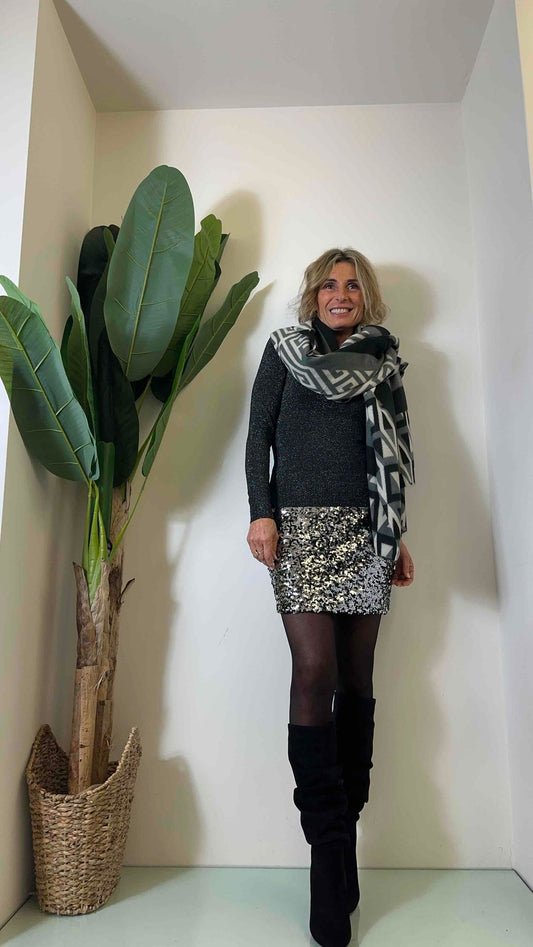 DAFNE - SCGEOP12 - SCIARPONA FANTASIA GEOMETRICA