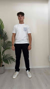 ALCOTT - PA0022UOAY14 - PANTALONE SIGARETTA, TESSUTO TECNICO LEGGERO, VITA SEMIELASTICA CON COULISSE
