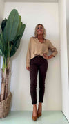 DAFNE - 46298P26 - BLUSA PURA VISCOSA COLLO CAMICIA
