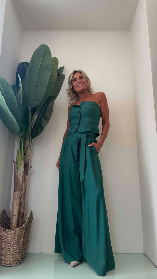 VICOLO - TR0338 - GILET CORPETTO TASCHINE TOP