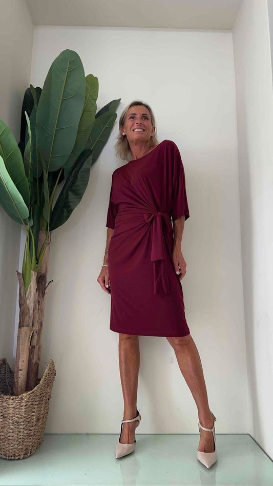 GIORGIA & JHONS - 60258FW23 - ABITO DRAPPEGGIO LATERALE REGOLABILE