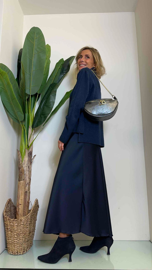 LALTERNATIVASTYLE - 2494637 - MARSUPIO PELLE CON ANELLI E DOPPIA TRACOLLA