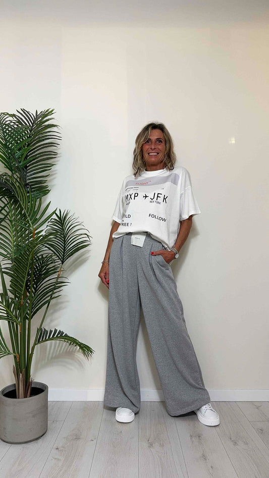 VICOLO - RB0443 - T-SHIRT AMPIA FLIGHT