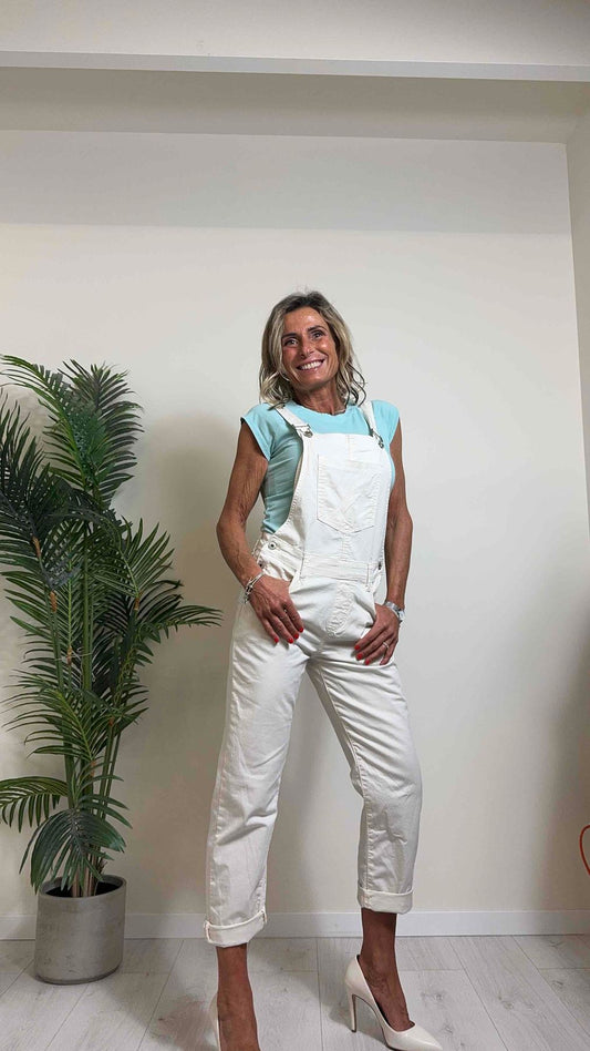 DAFNE - 822109P33 - SALOPETTE COTONE TINTO CAPO