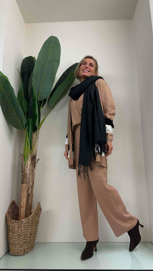 DAFNE - SCFRAP10 - SCIARPONA VISCOSA CON FRANGINE