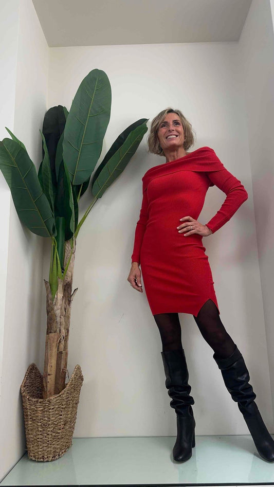 DAFNE - ZS9091P26 - ABITO SCOLLO SCHIFFER COSTINE CON SPACCHETTO