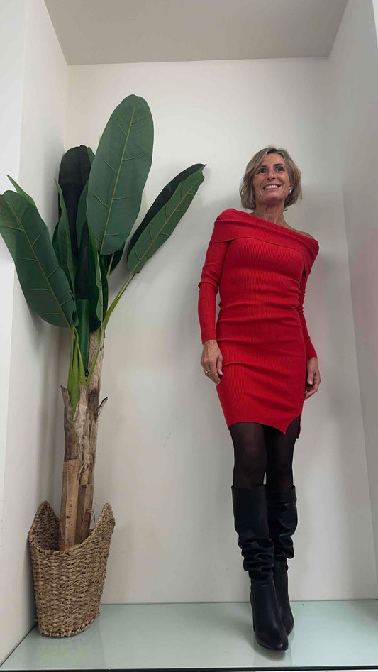 DAFNE - ZS9091P26 - ABITO SCOLLO SCHIFFER COSTINE CON SPACCHETTO