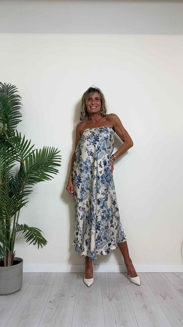 VICOLO - TB0832 - GONNA LUNGA 100%VISCOSA, FANTASIA BOHEMIEN