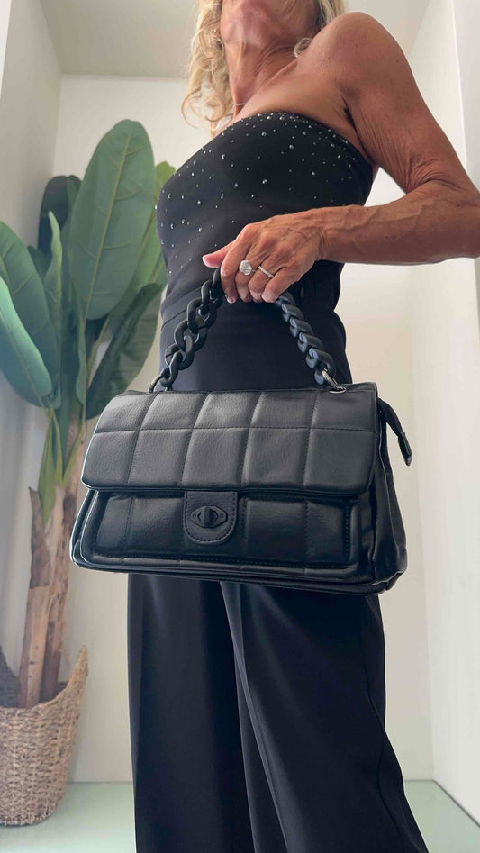 ANTONELLO SERIO - 56482P25 - BORSA A MANO CON MANICO CATENA