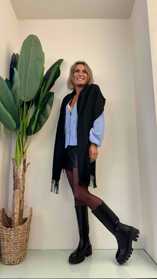 GIORGIA & JHONS - 96055FW2 - SCIARPA BASIC VISCOSA TINTA UNITA