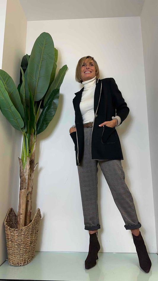 SUSYMIX - 20157 - GIACCA TAGLIOVIVO BICOLOR