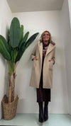 GIORGIA & JHONS - 60312FW23 - CAPPOTTO CON CAPPUCCIO E CINTURA