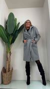 GIORGIA & JHONS - 60312FW23 - CAPPOTTO CON CAPPUCCIO E CINTURA