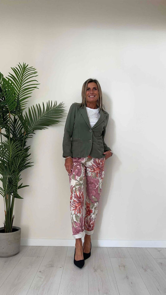 DAFNE - 5747219P26 - GIACCA SLIM, FELPA GARZATA CON TOPPE E INSERTI
