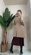 GIORGIA & JHONS - 60312FW23 - CAPPOTTO CON CAPPUCCIO E CINTURA