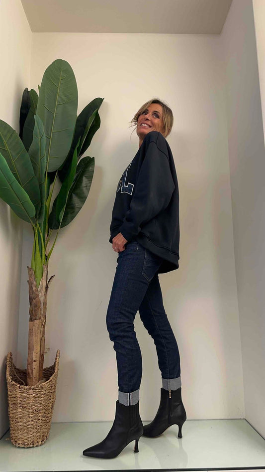 PLEASE - P78ABQ2W49 - JEANS CAVALLO BASSO BOTTONI A VISTA