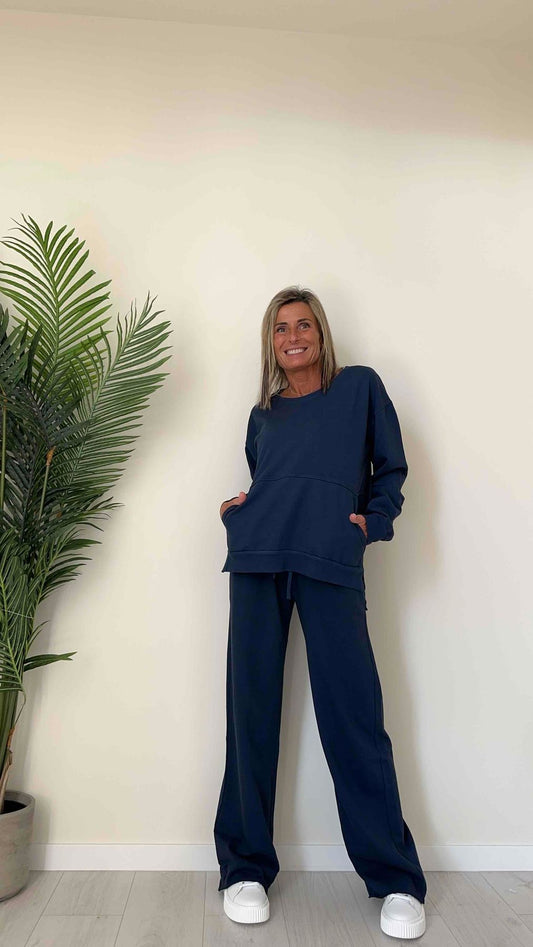 SUSYMIX - 2524 - PANTA JOGGER CON COULISSE E GAMBA DRITTA