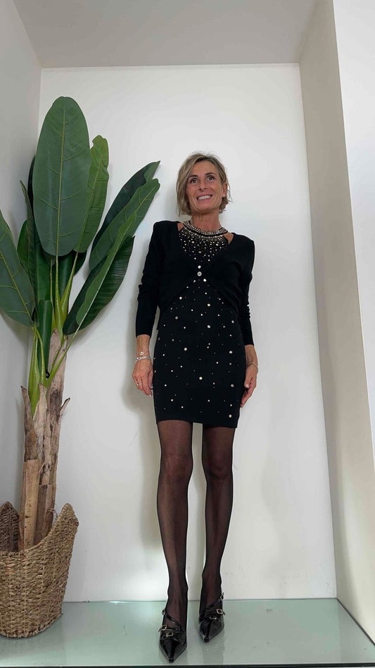 DAFNE - 7123P19 - CARDIGAN COPRISPALLE CON BOTTONE