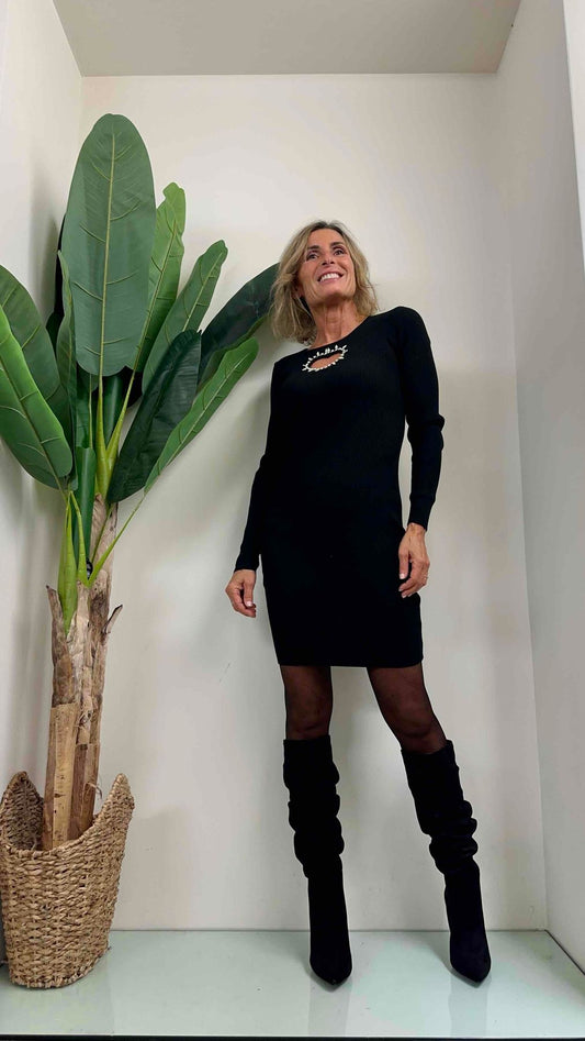 DAFNE - DA93272P29 - ABITO CUORE CRISTALLI