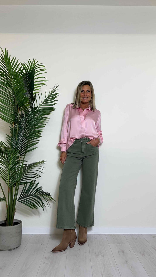 DAFNE - P210P26 - BLUSA POLO PURA VISCOSA