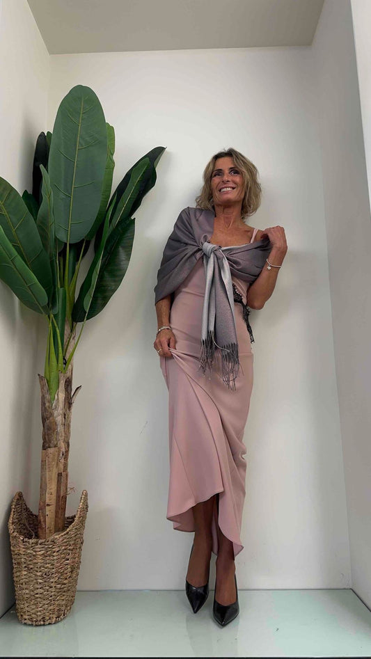 GIORGIA & JHONS - 96058FW23 - SCIARPA BICOLOR CON LUREX