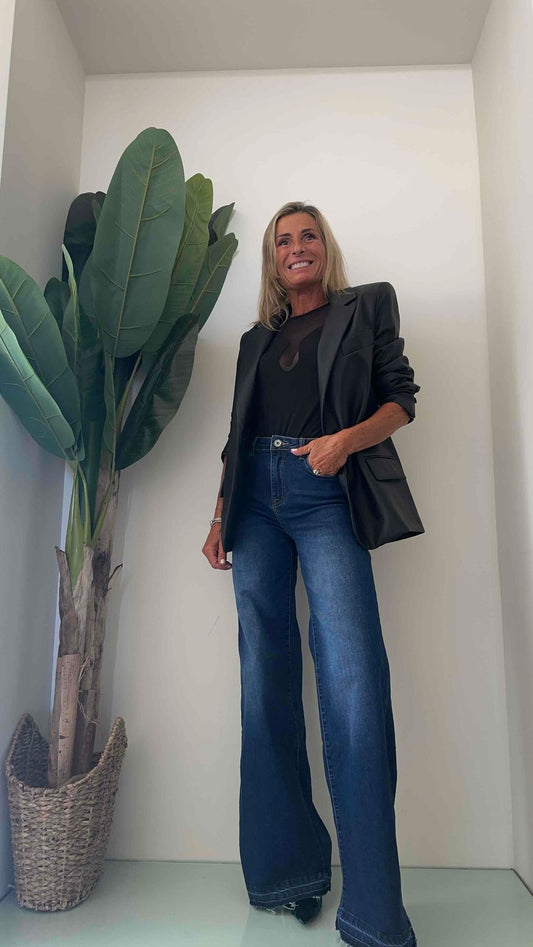 F3 - J3223021 - BLAZER ECOPELLE 1 BOTTONE