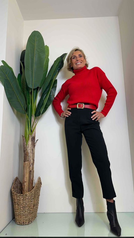 DAFNE - CT3349P8 - CINTURA ELASTICIZZATA FIBBIA RETTANGOLARE SMUSSATA