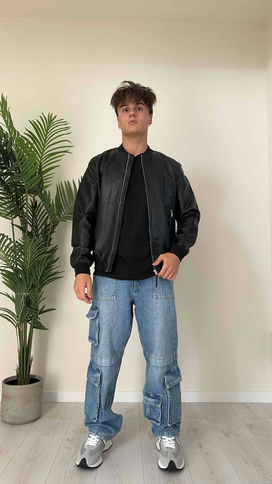 ALCOTT - GB3685UOAY14 - BOMBER ECO PELLE