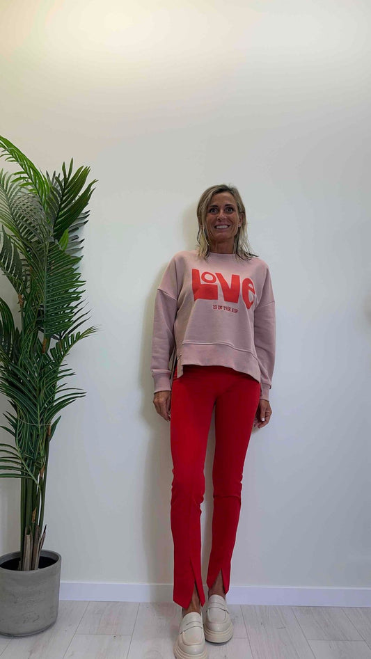 SUSYMIX - 10162 - FELPA STAMPA "LOVE"