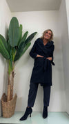GIORGIA & JHONS - 60312FW23 - CAPPOTTO CON CAPPUCCIO E CINTURA