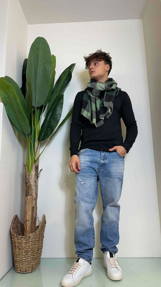 IMPERIAL - P750202326FW - JEANS CARROT ABRASIONI