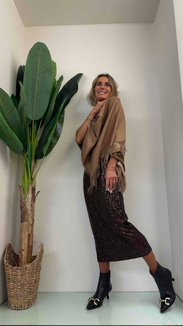 GIORGIA & JHONS - 96059FW23 - SCIARPA VISCOSA BICOLOR