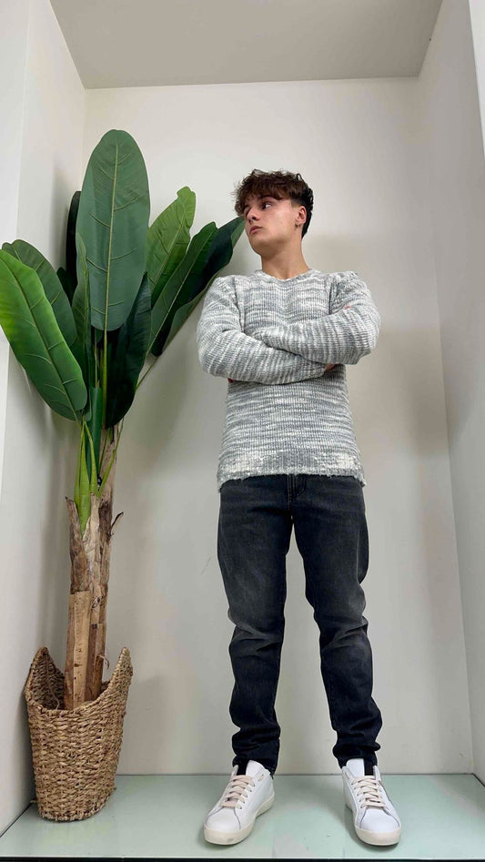 IMPERIAL - M3614PASK - MAGLIA PULL MELANGE