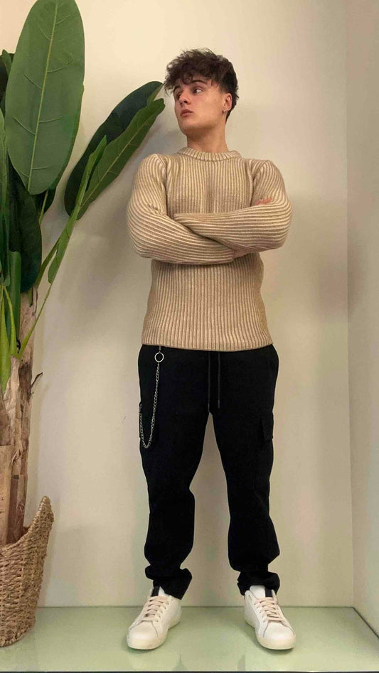 IMPERIAL - M3614IDIO - MAGLIA PULL COSTA INGLESE