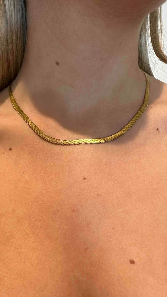 DAFNE - COSERP1FI - COLLANA SERPENTINA 1 FILO. NICKEL FREE