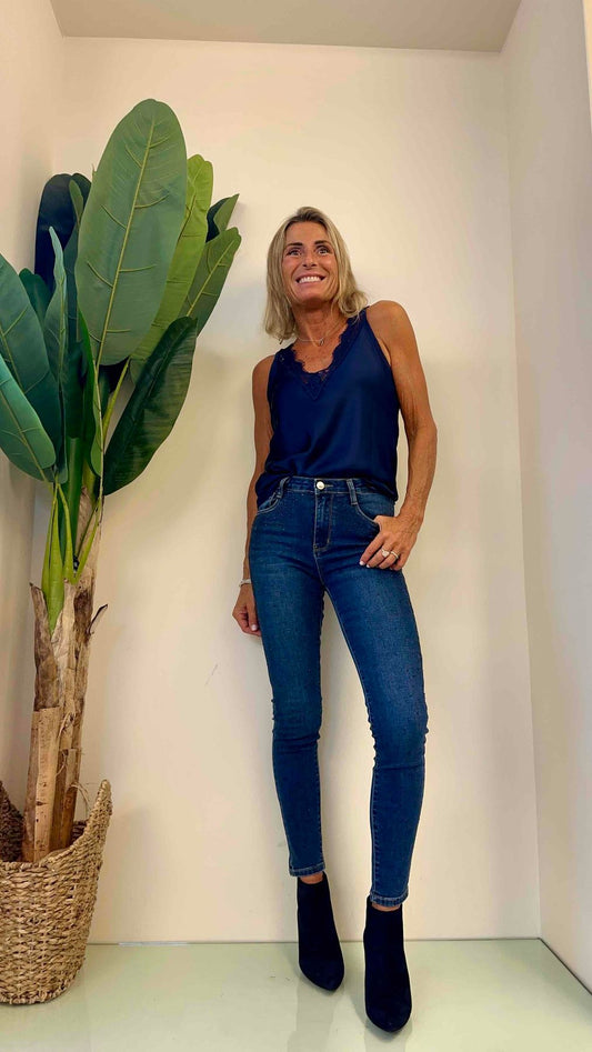 GIORGIA & JHONS - 60151FW23 - JEANS SKINNY STRASS