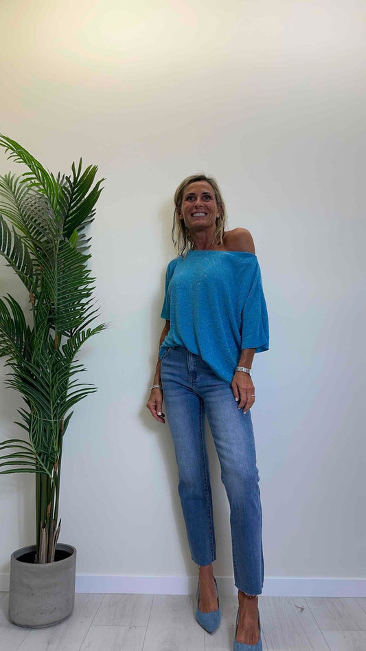 SUSYMIX - 1363D - JEANS TAGLIO VIVO GAMBA DRITTA ELASTICIZZATO