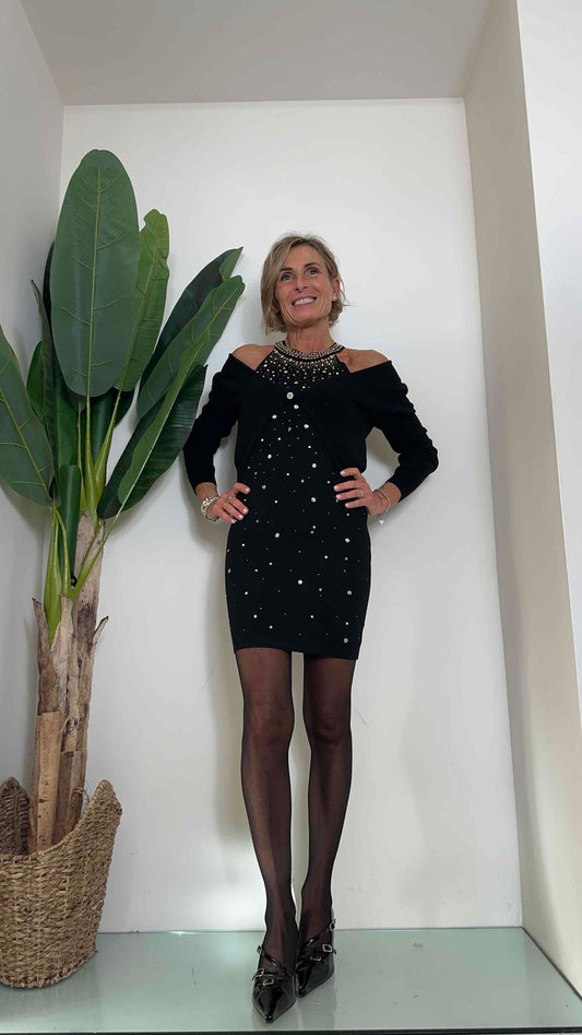 DAFNE - 7123P19 - CARDIGAN COPRISPALLE CON BOTTONE