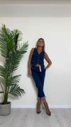 SUSYMIX - GT802 - GILET JEANS 4 BOTTONI METAL