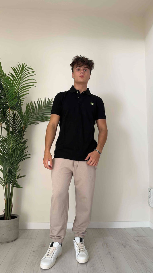ALCOTT - PP2309UOY12SS24 - POLO PIQUET CON PICCOLO RICAMO LATERALE