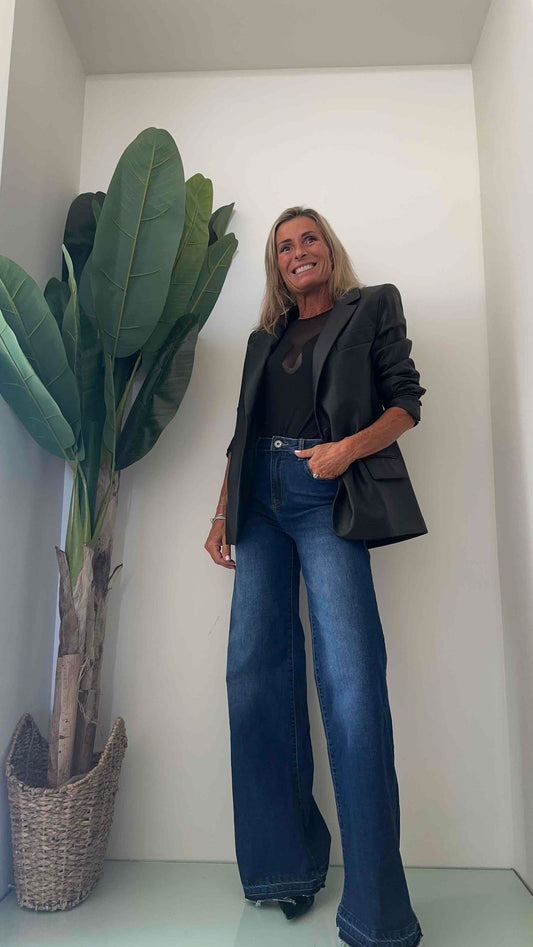 F3 - J3223021 - BLAZER ECOPELLE 1 BOTTONE