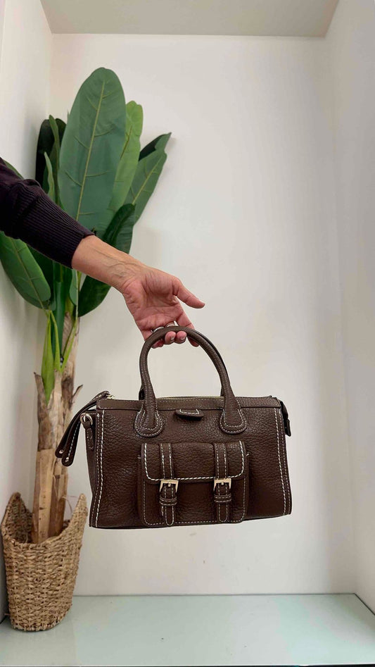 ANTONELLO SERIO - 32A72036 - MINI BAULETTO CON TASCHINA FIBBIE